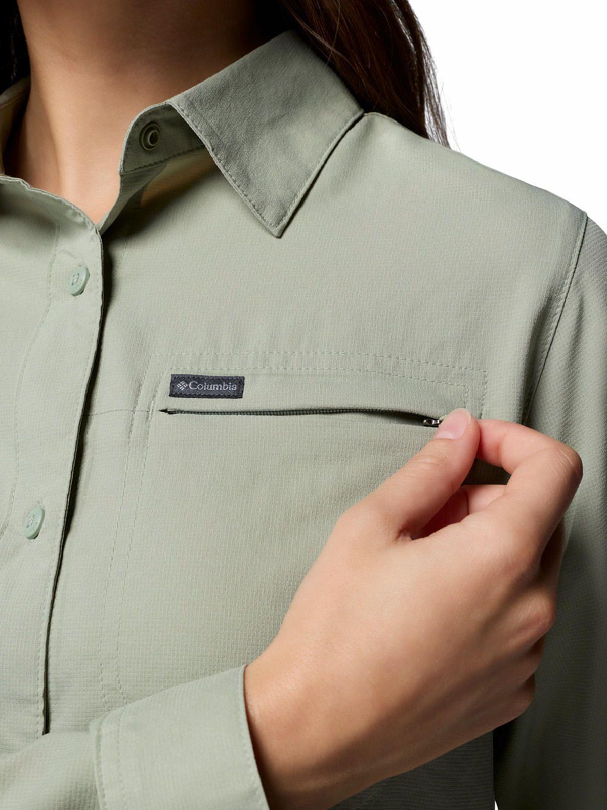 Blusa ML Mujer Silver Ridge Utility Beige-5