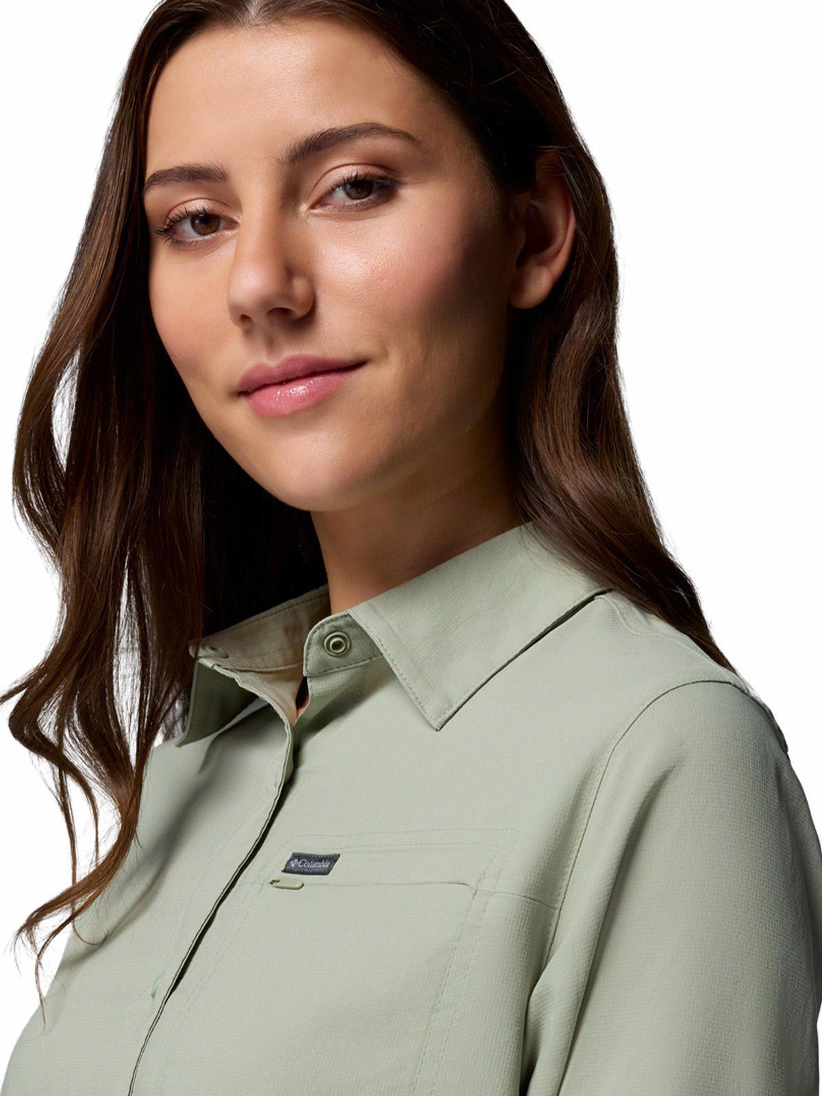 Blusa ML Mujer Silver Ridge Utility Beige-7