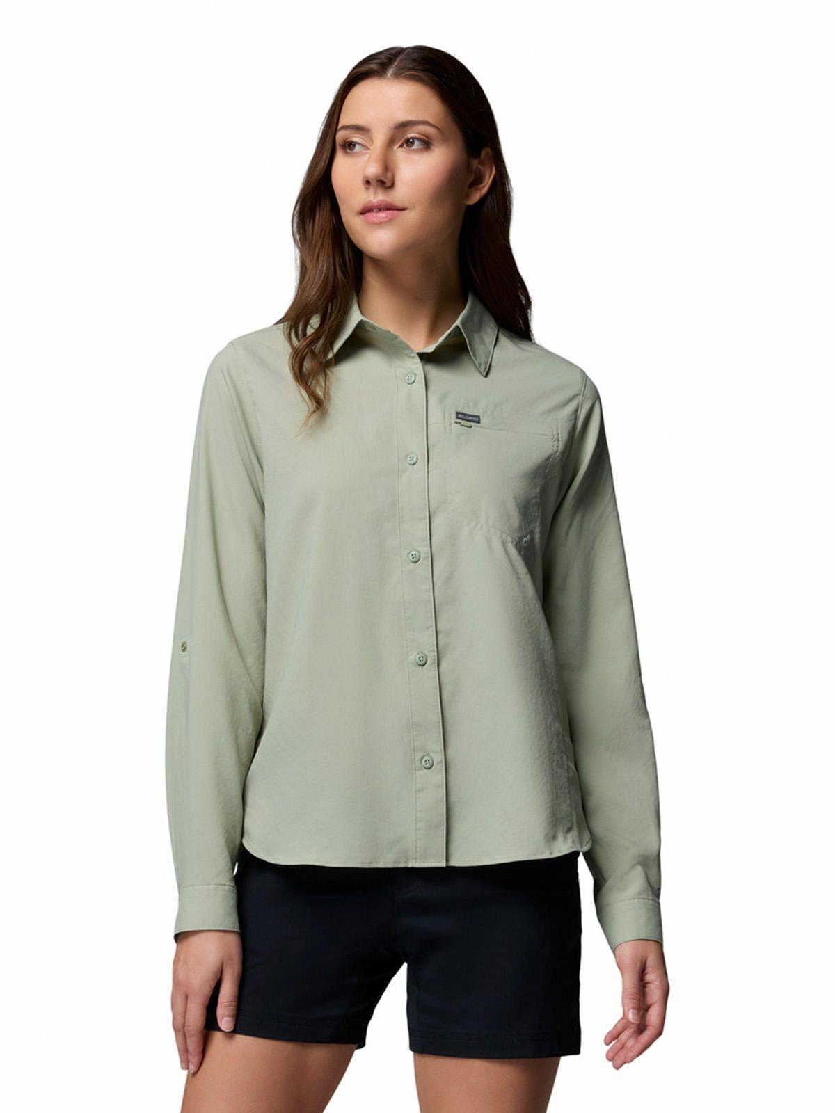 Blusa ML Mujer Silver Ridge Utility Beige-0