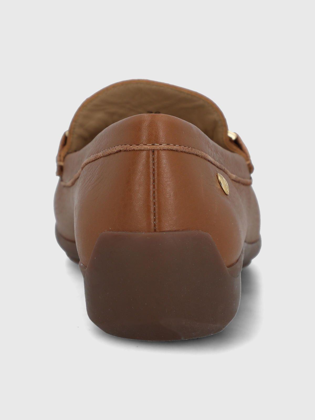 Mocasin Cuero Mujer Natalia Café-6