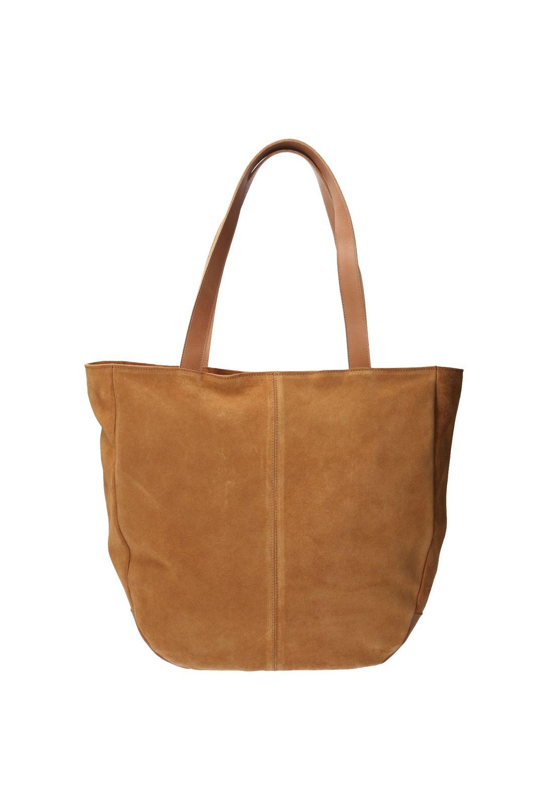 Cartera Cuero Mujer Mariani Tote Café-2