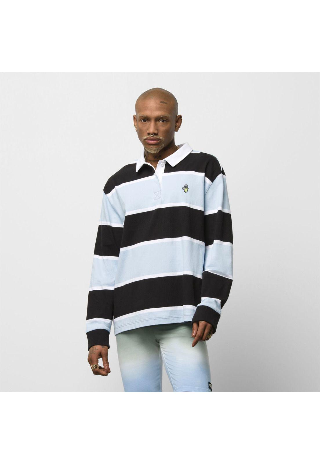 Camisa M/L Mujer Skate Classics Polo Black-5