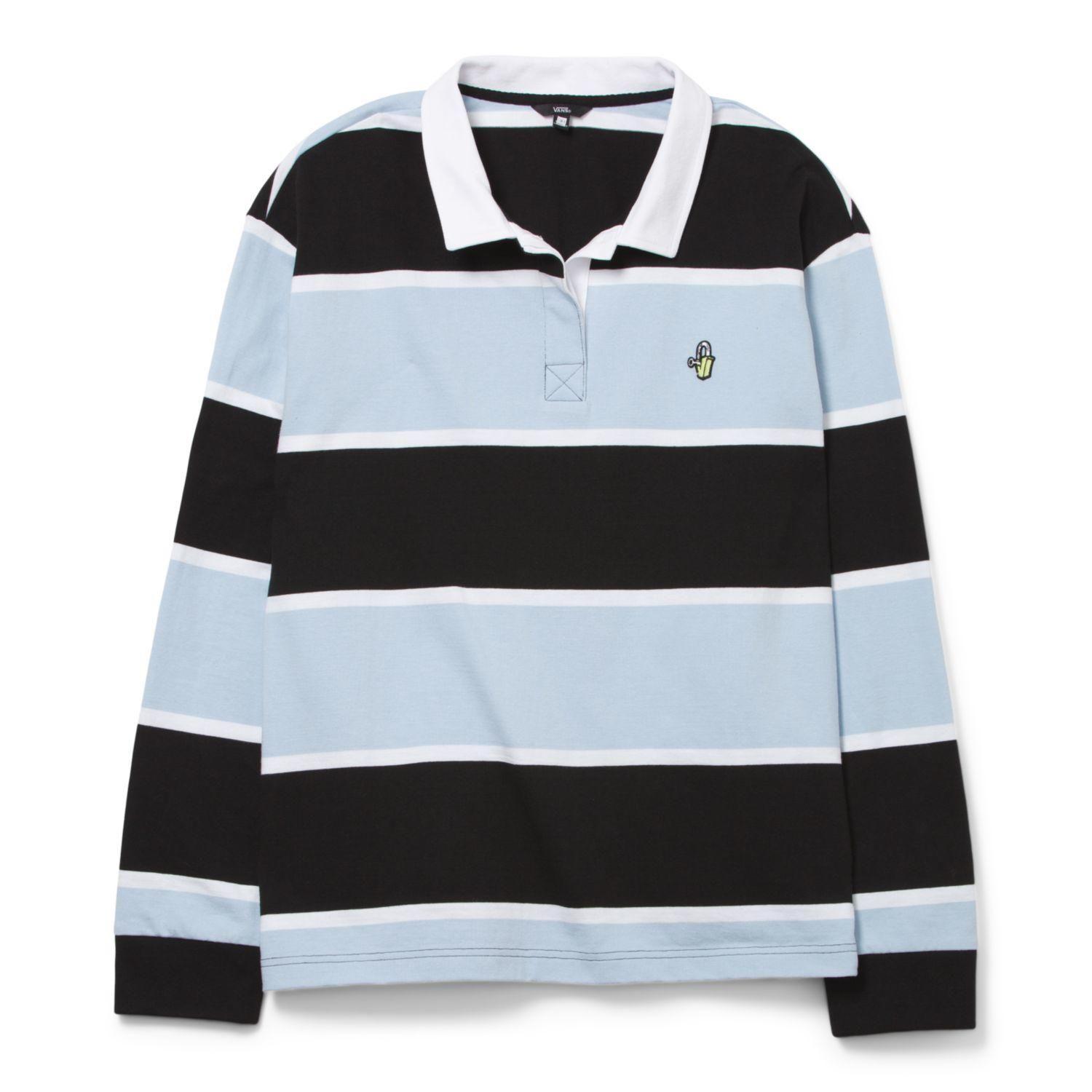Camisa M/L Mujer Skate Classics Polo Black-0