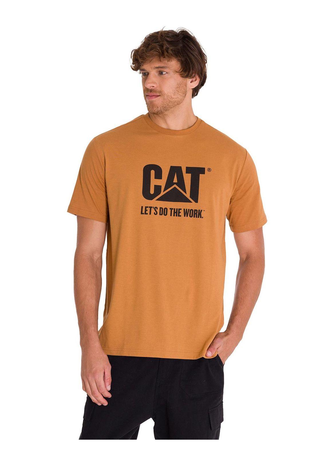Polera Casual Do The Work Hombre Café Claro-1