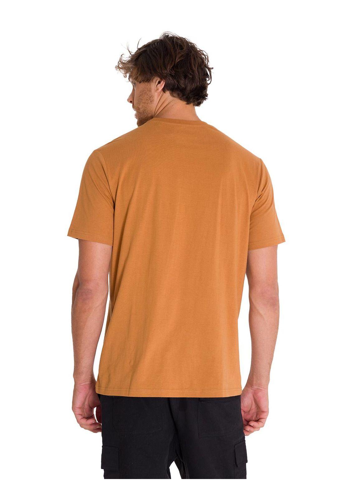 Polera Casual Do The Work Hombre Café Claro-3