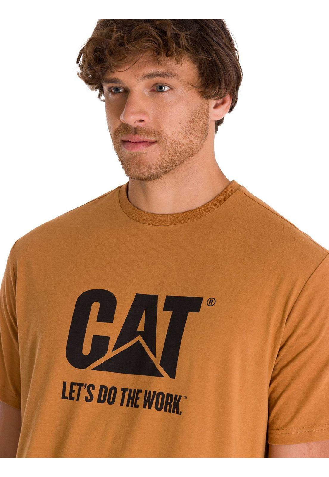 Polera Casual Do The Work Hombre Café Claro-4