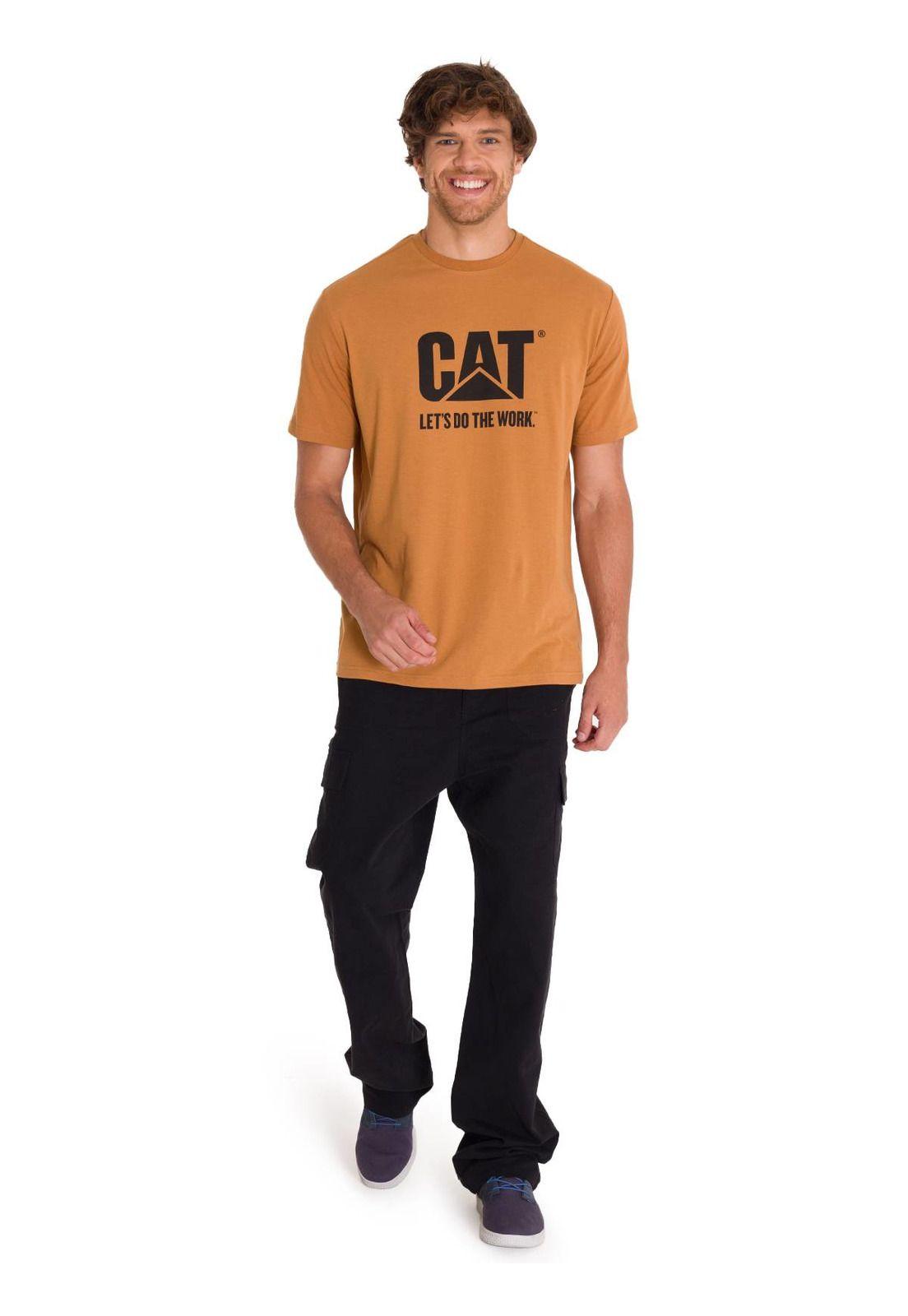 Polera Casual Do The Work Hombre Café Claro-5