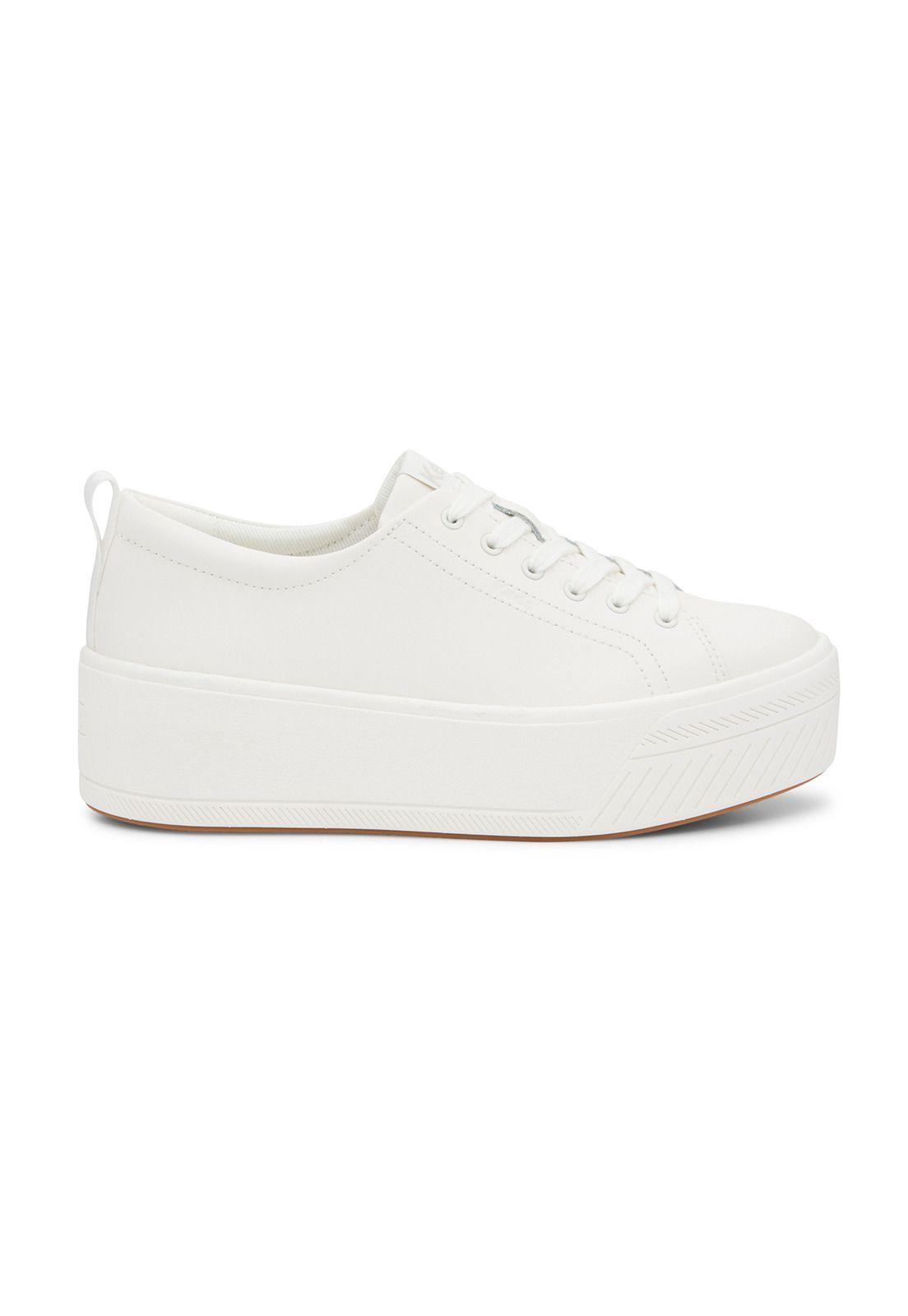 Zapatilla Cuero Mujer Skyler Blanco-0