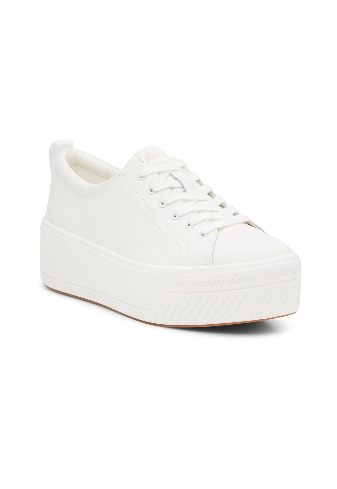 Zapatilla Cuero Mujer Skyler Blanco-1