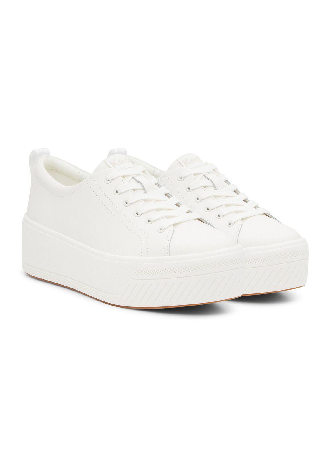 Zapatilla Cuero Mujer Skyler Blanco-3