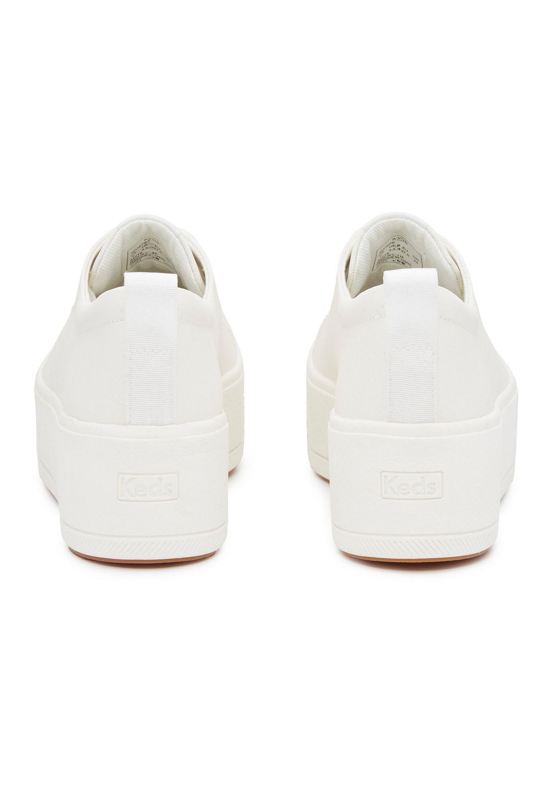 Zapatilla Cuero Mujer Skyler Blanco-5