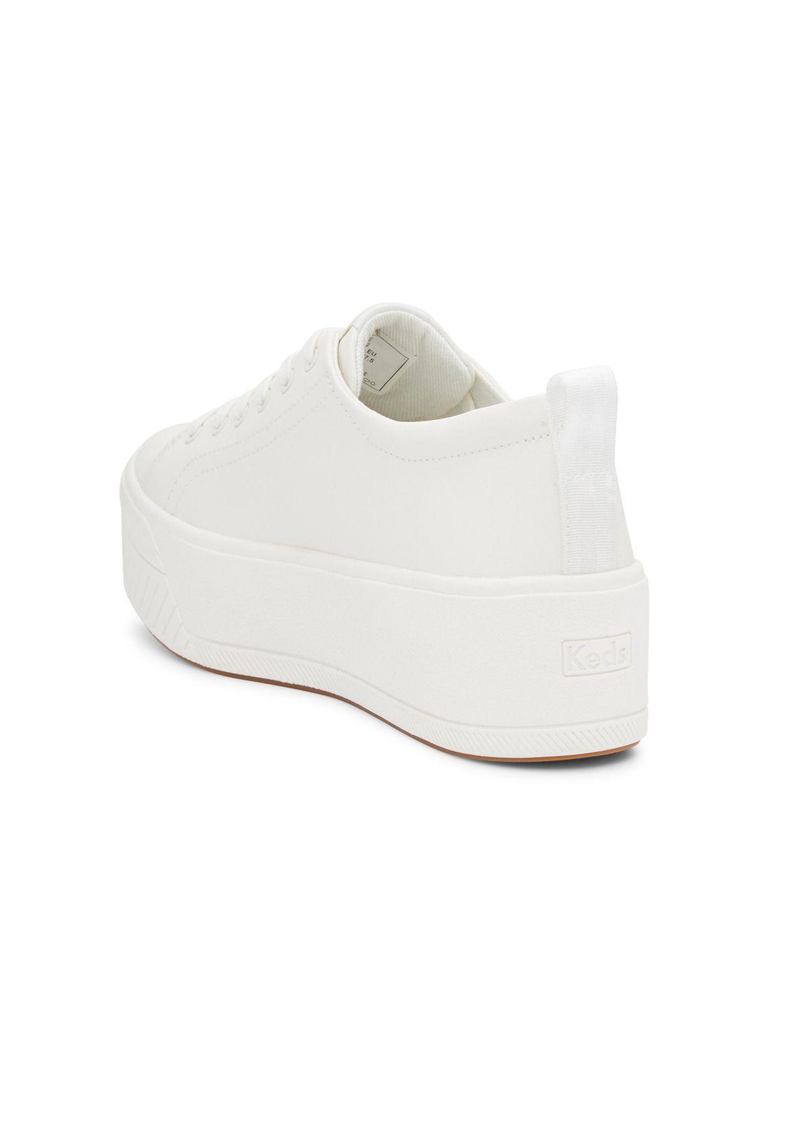 Zapatilla Cuero Mujer Skyler Blanco-6