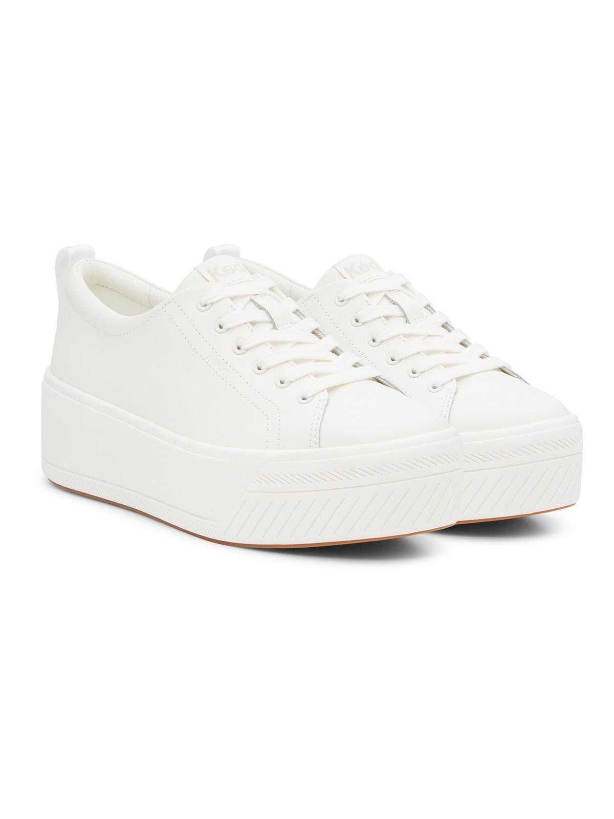 Zapatilla Cuero Mujer Skyler Blanco-3