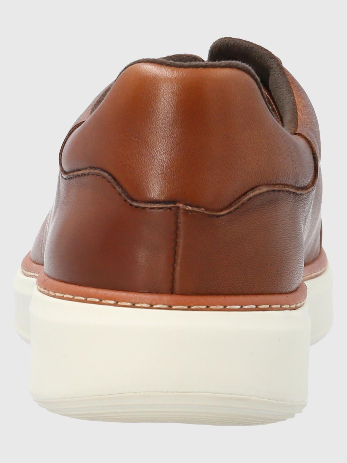 Zapatilla Cuero Hombre Force G Café Claro-6