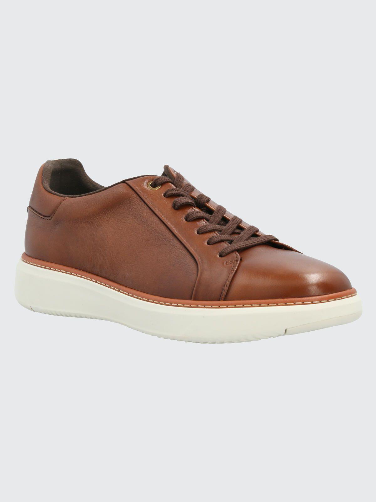 Zapatilla Cuero Hombre Force G Café Claro-0