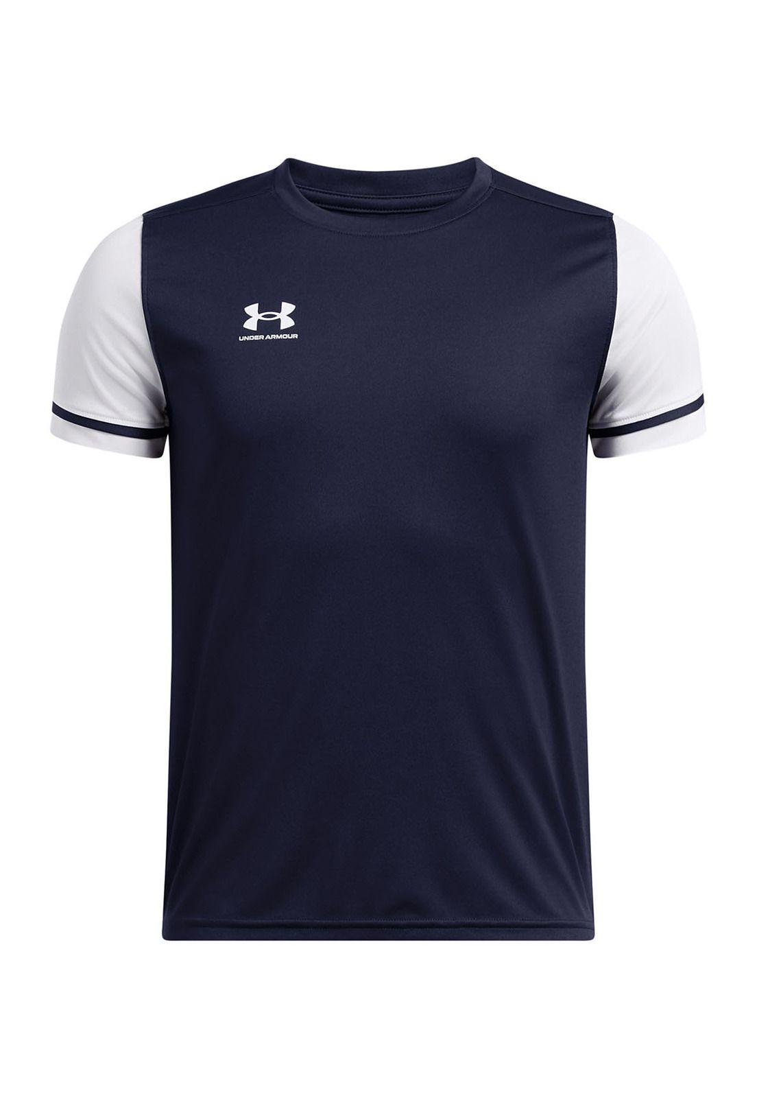 Polera Manga Corta Ua Challenger Azul Para Niño-0