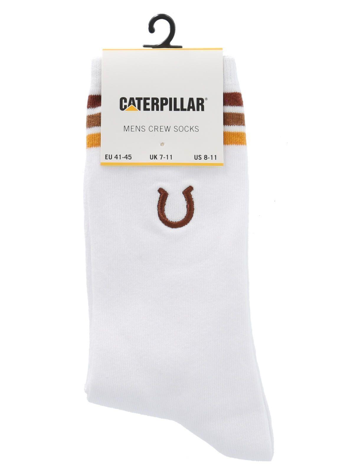 Calcetín Largo Diseño Herradura Hombre Blanco-0