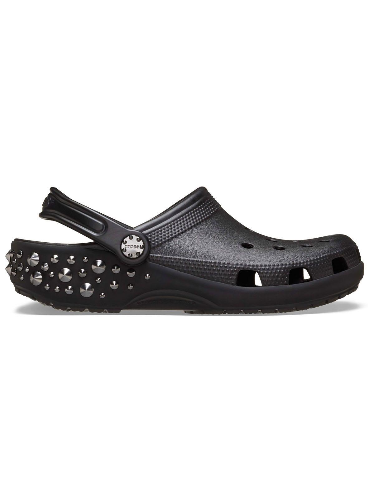 Zueco Crocs Unisex Classic Clog Studded Negro-0
