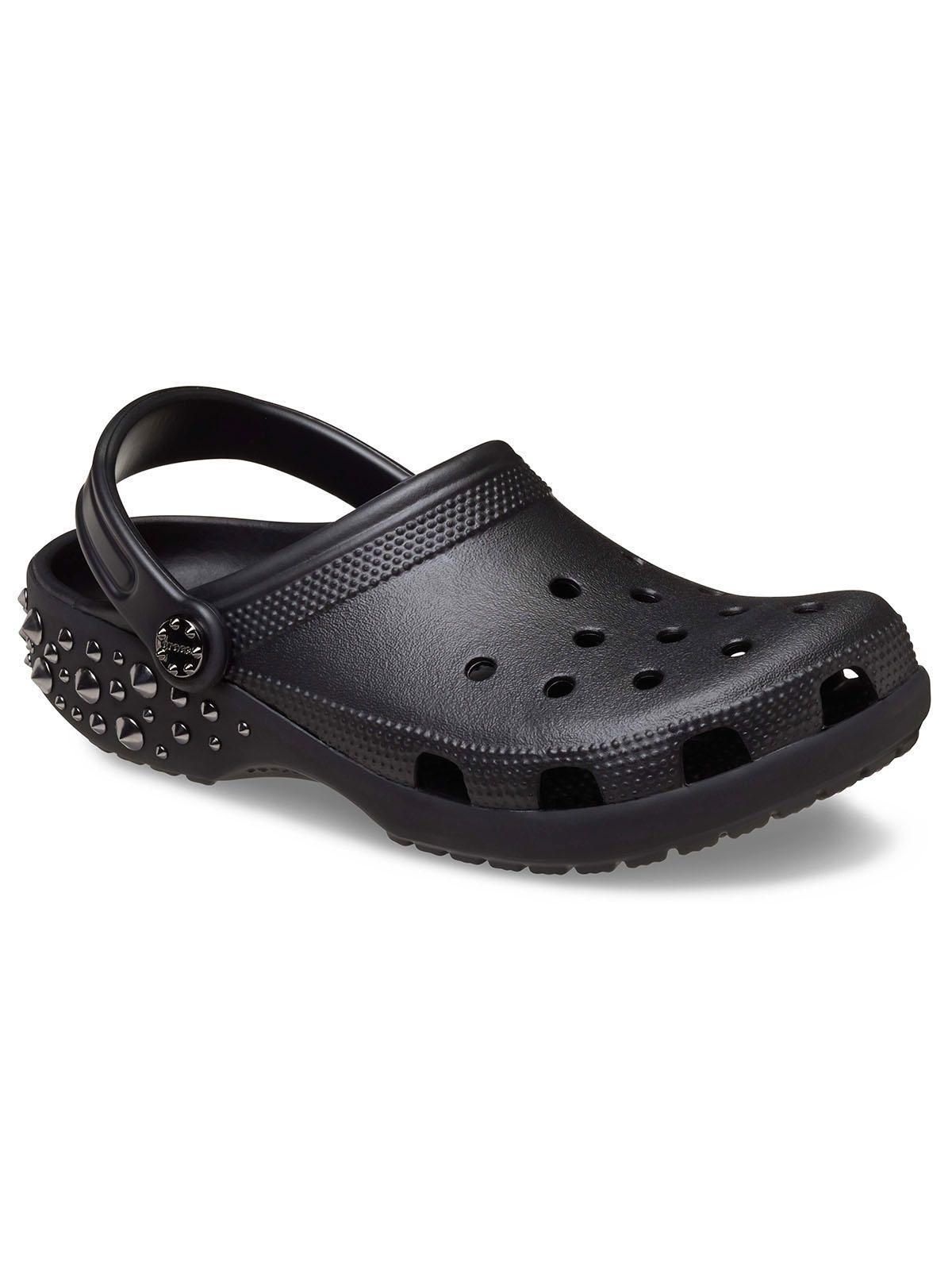 Zueco Crocs Unisex Classic Clog Studded Negro-6