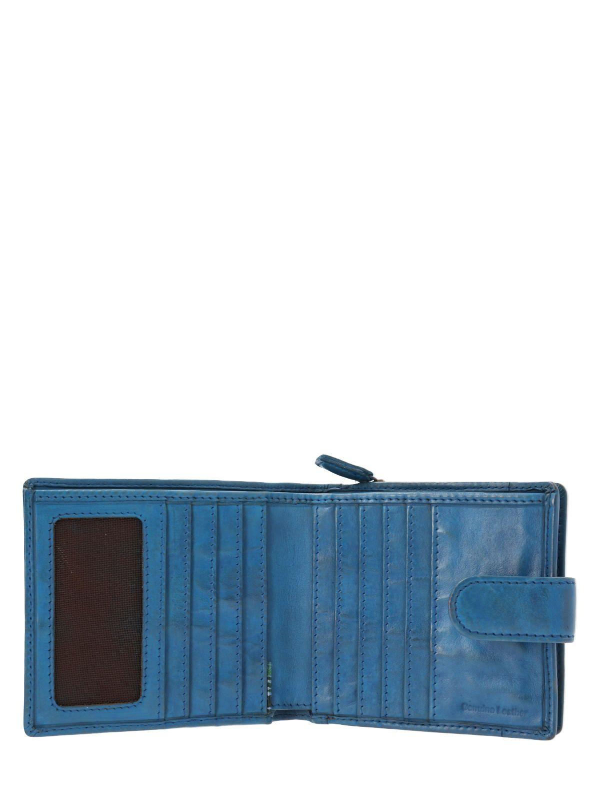 Billetera Cuero Azul Ws Grace Mujer-3