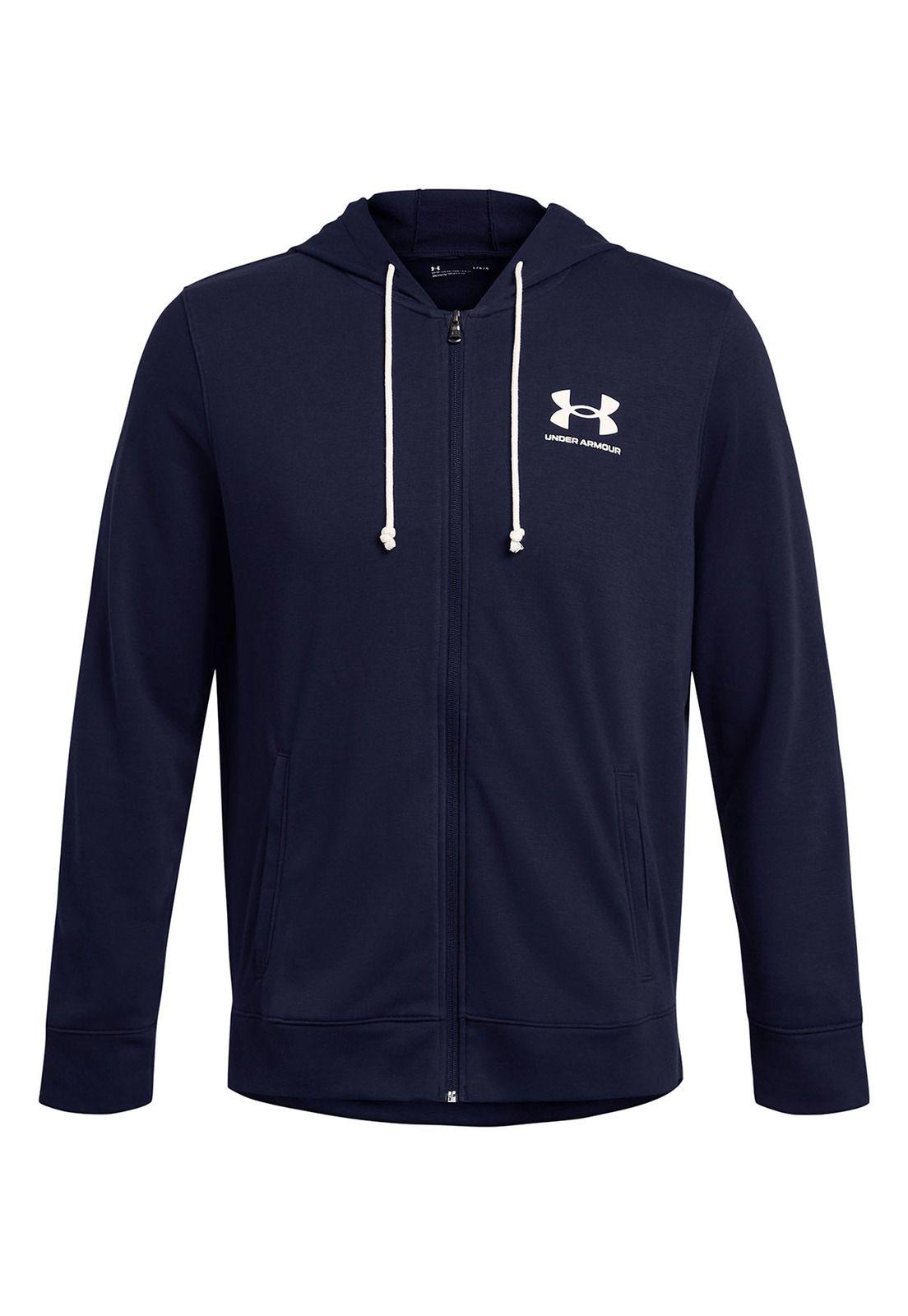 Polerón Lifestyle  hombre Rival Terry Full-Zip azul -0