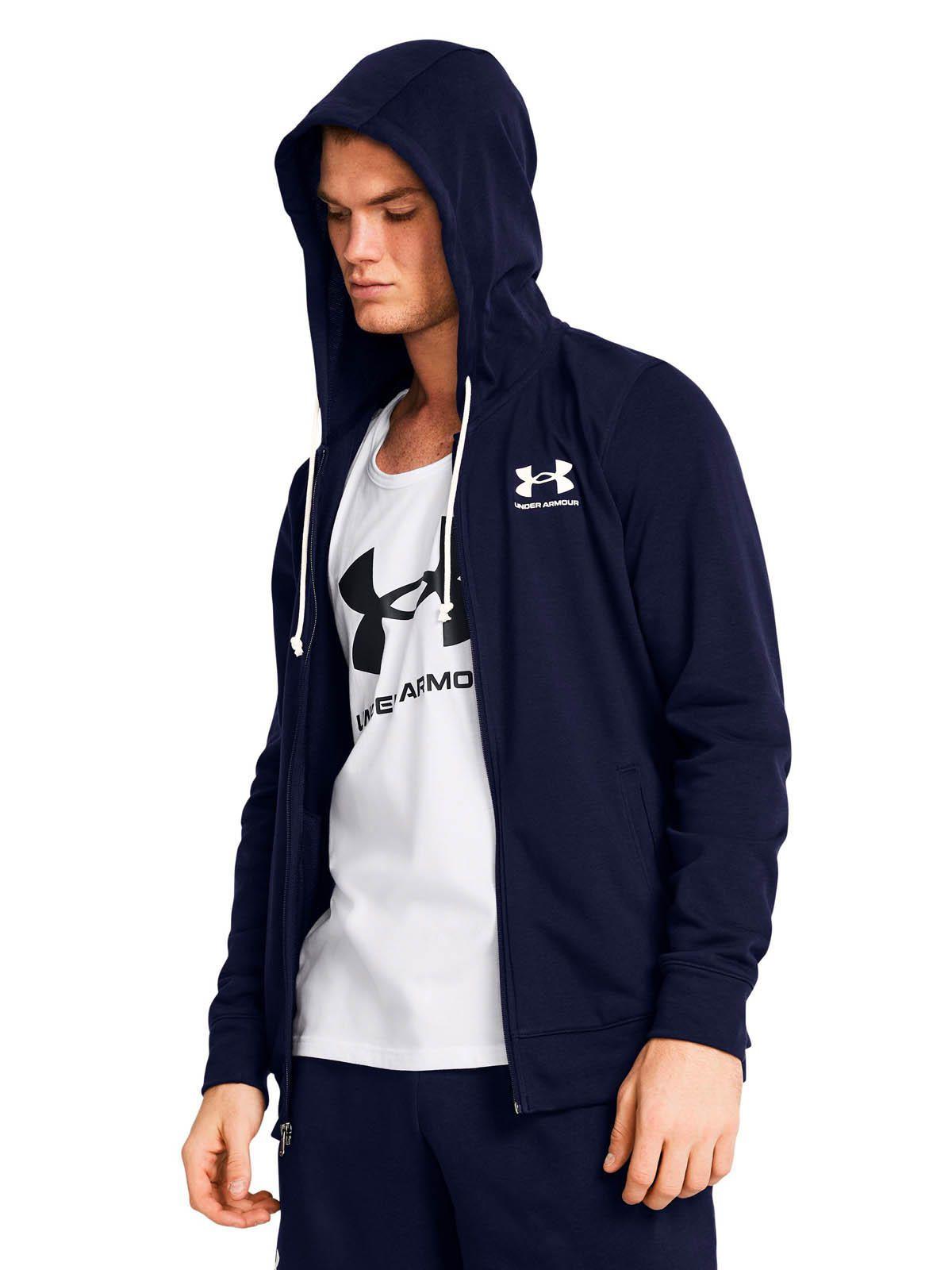 Polerón Lifestyle  hombre Rival Terry Full-Zip azul -3