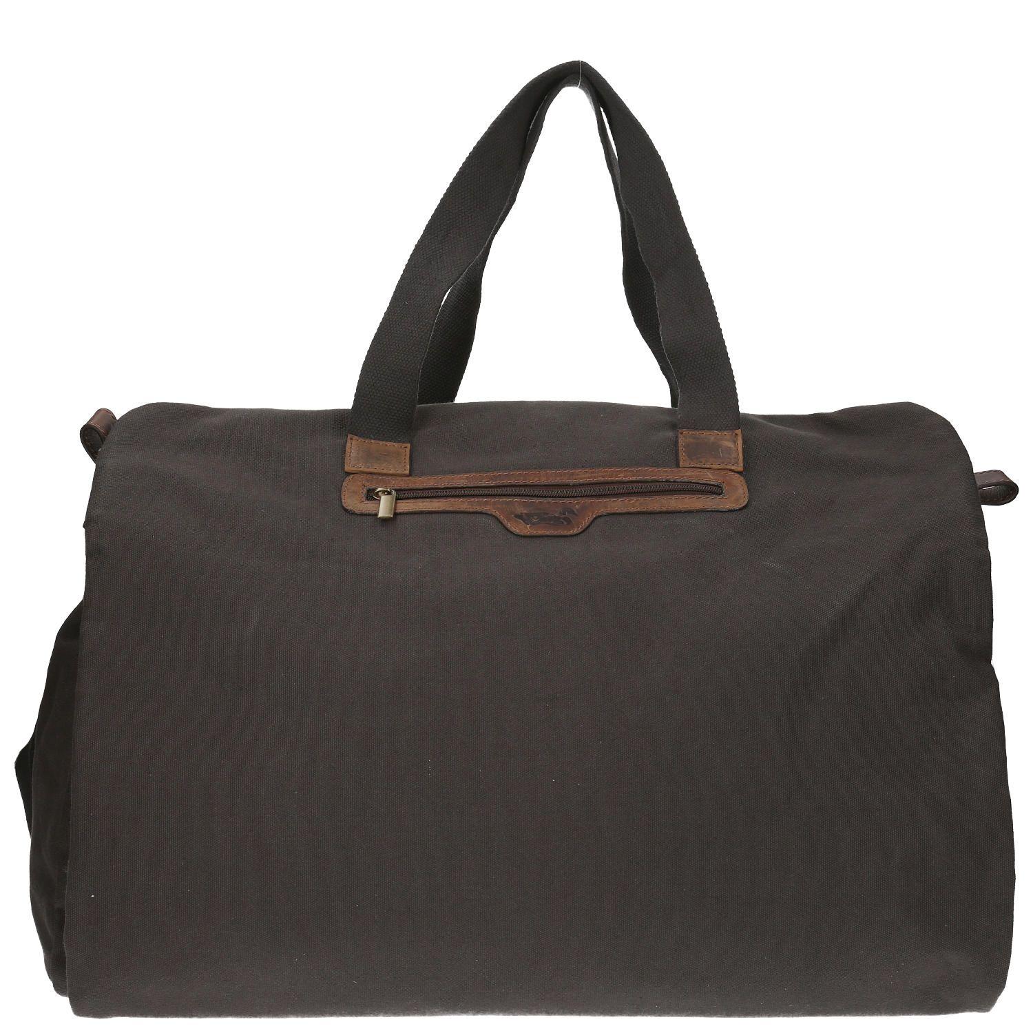 Bolso Canvas Reciclado Hombre Roma Suit Gris-0