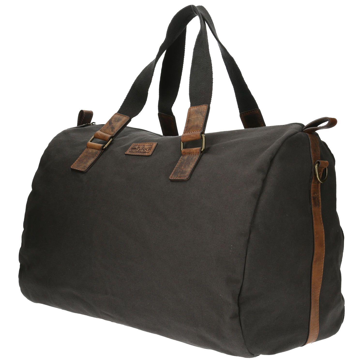 Bolso Canvas Reciclado Hombre Roma Suit Gris-3