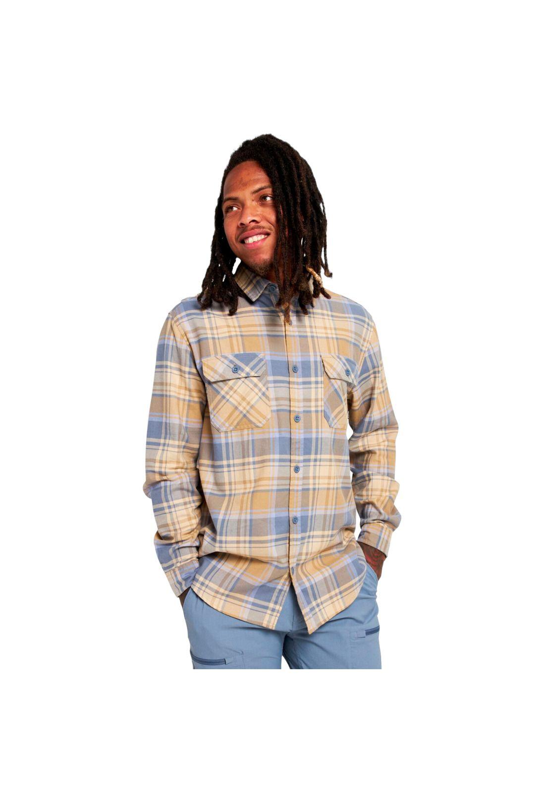 Camisa M/L Hombre Brighton Flannel Multicolor-0