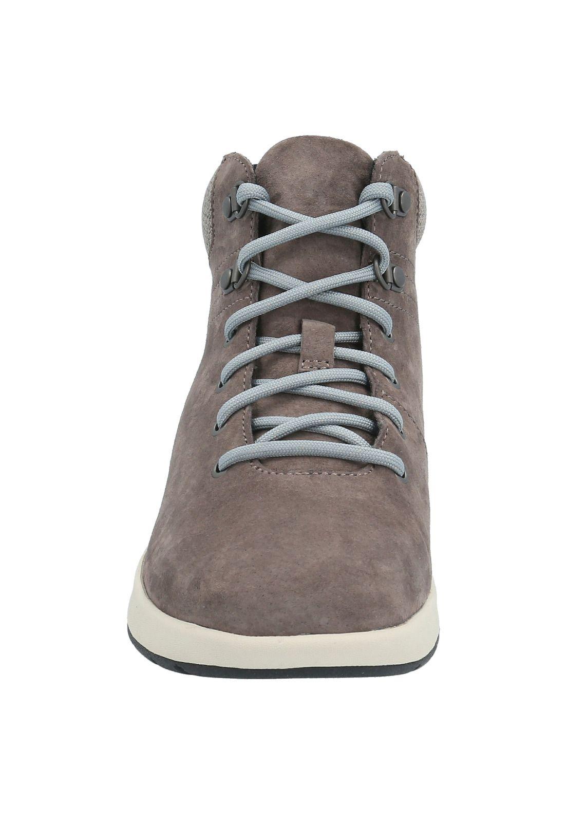 Zapatilla Cuero Mujer Spinal Lace Bt Gris-2