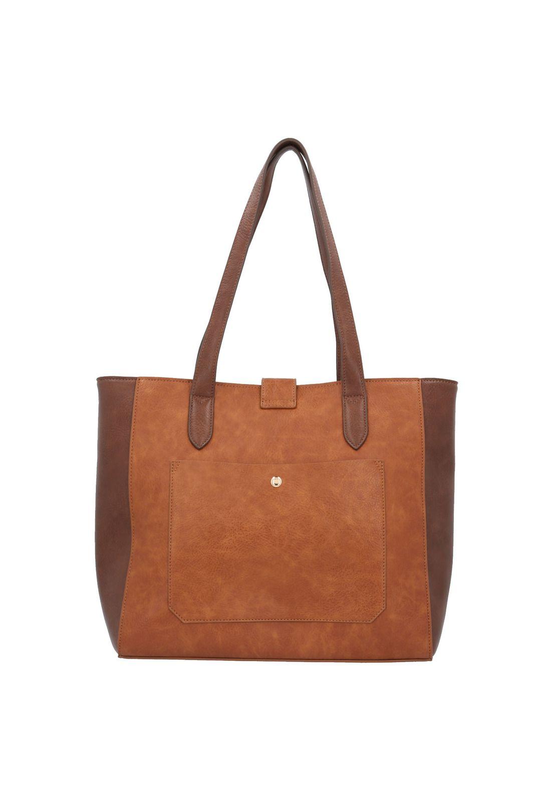 Cartera Mujer Davis Tote Café-2