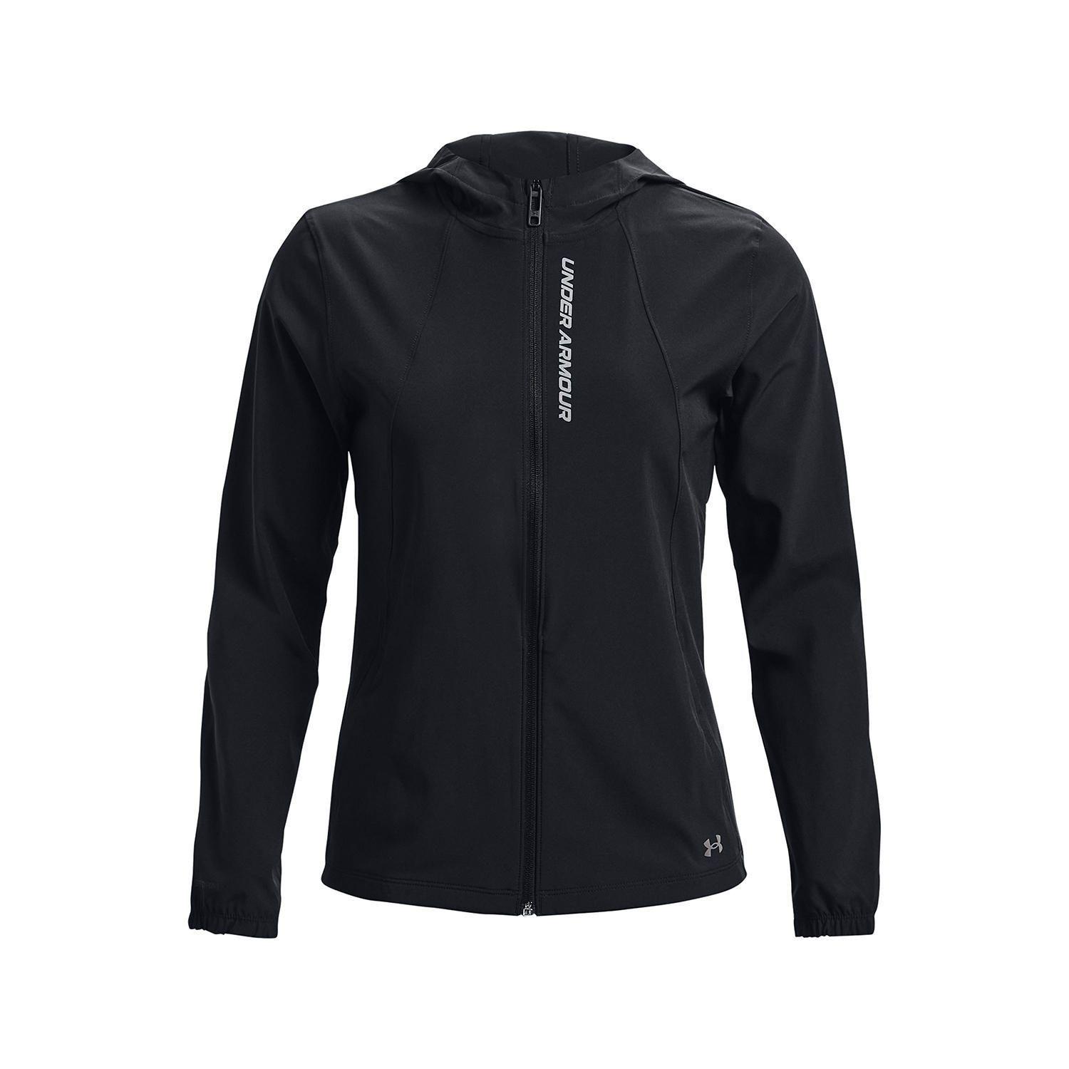 Chaqueta Running Outrun The Storm Negro Mujer-0