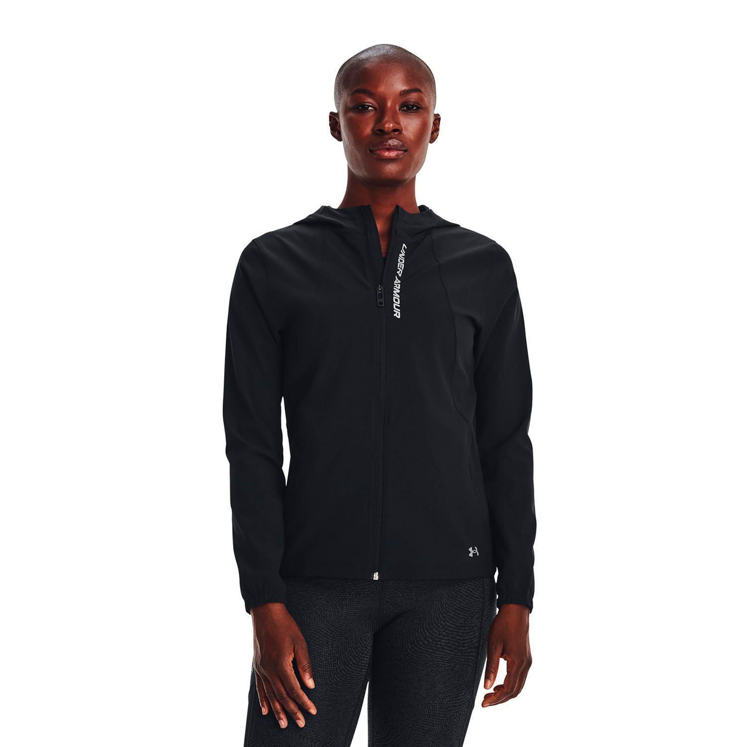 Chaqueta Running Outrun The Storm Negro Mujer-3