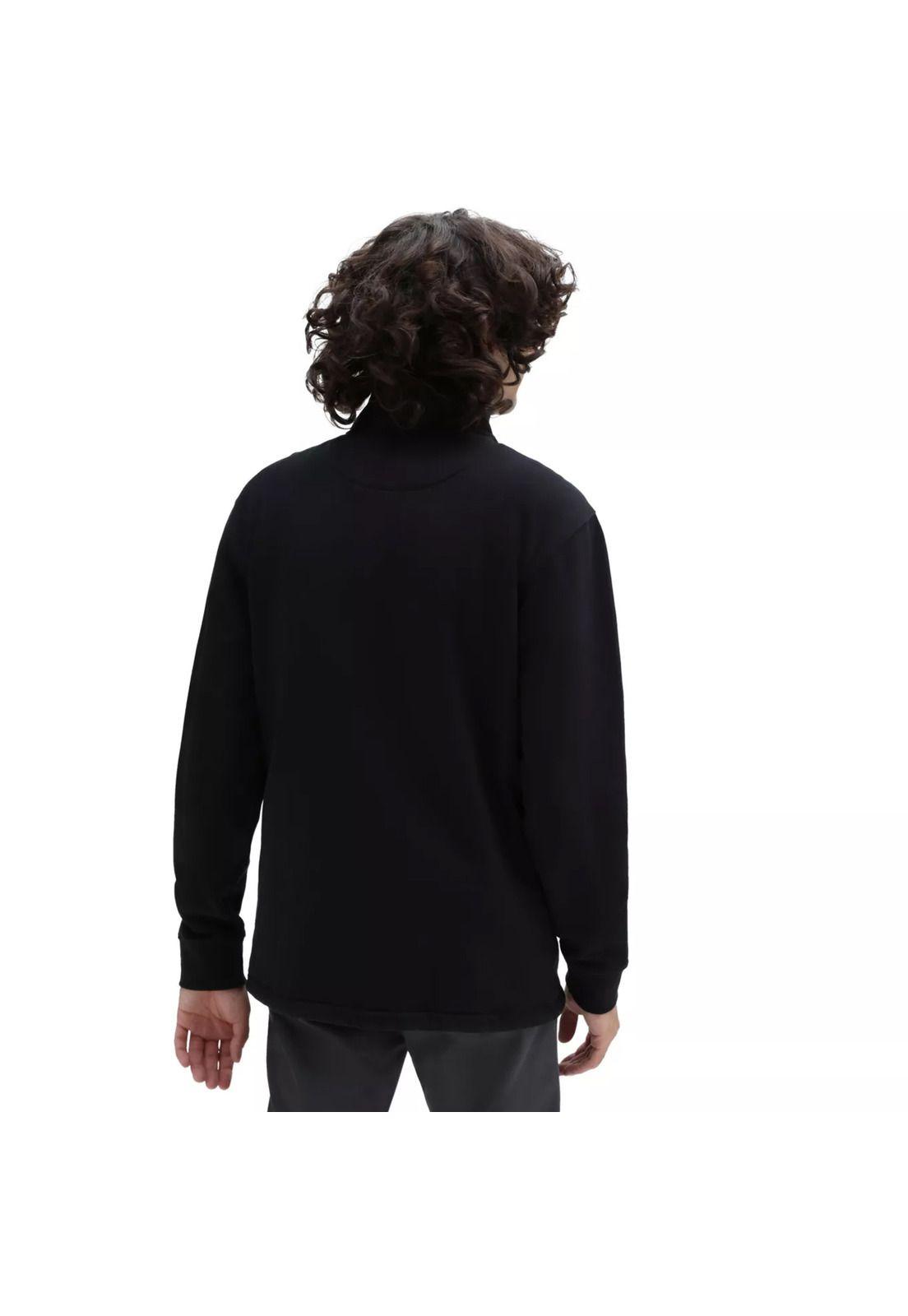 Polerón Hombre Mn Versa Standard Q-Zip Black-3