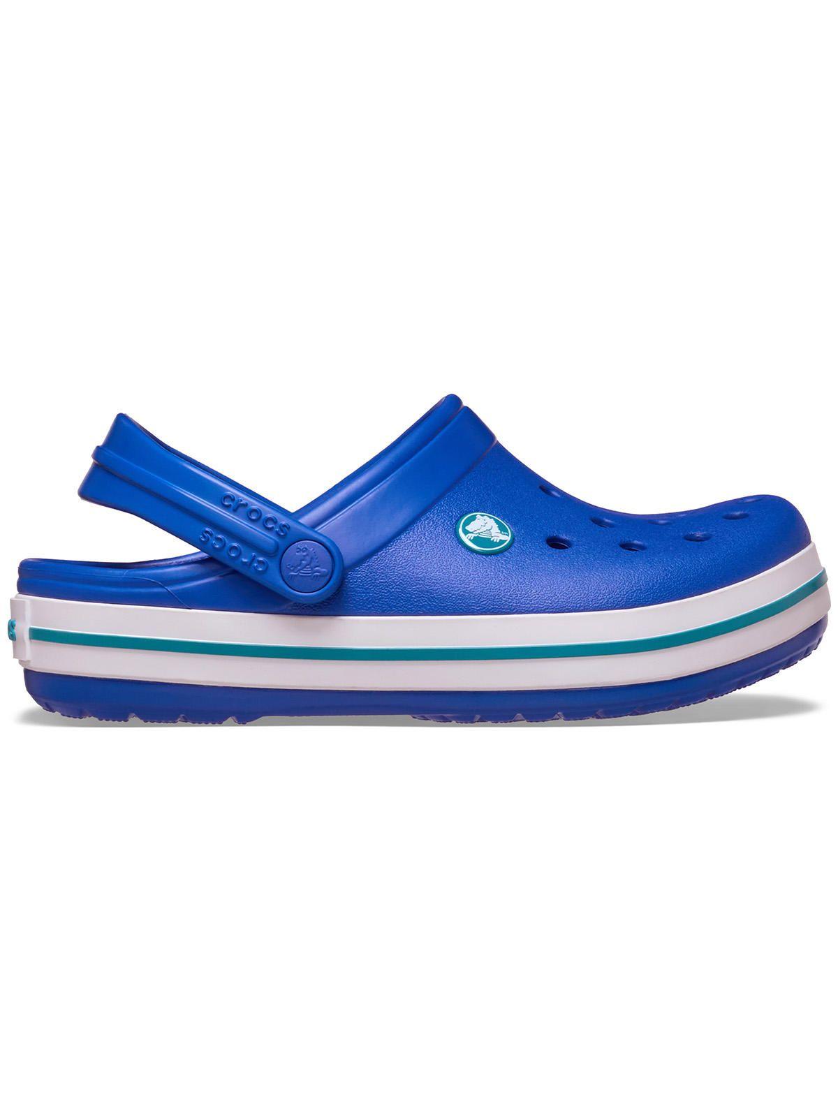 Zueco Niños Grandes Azul Crocband Clog K-0