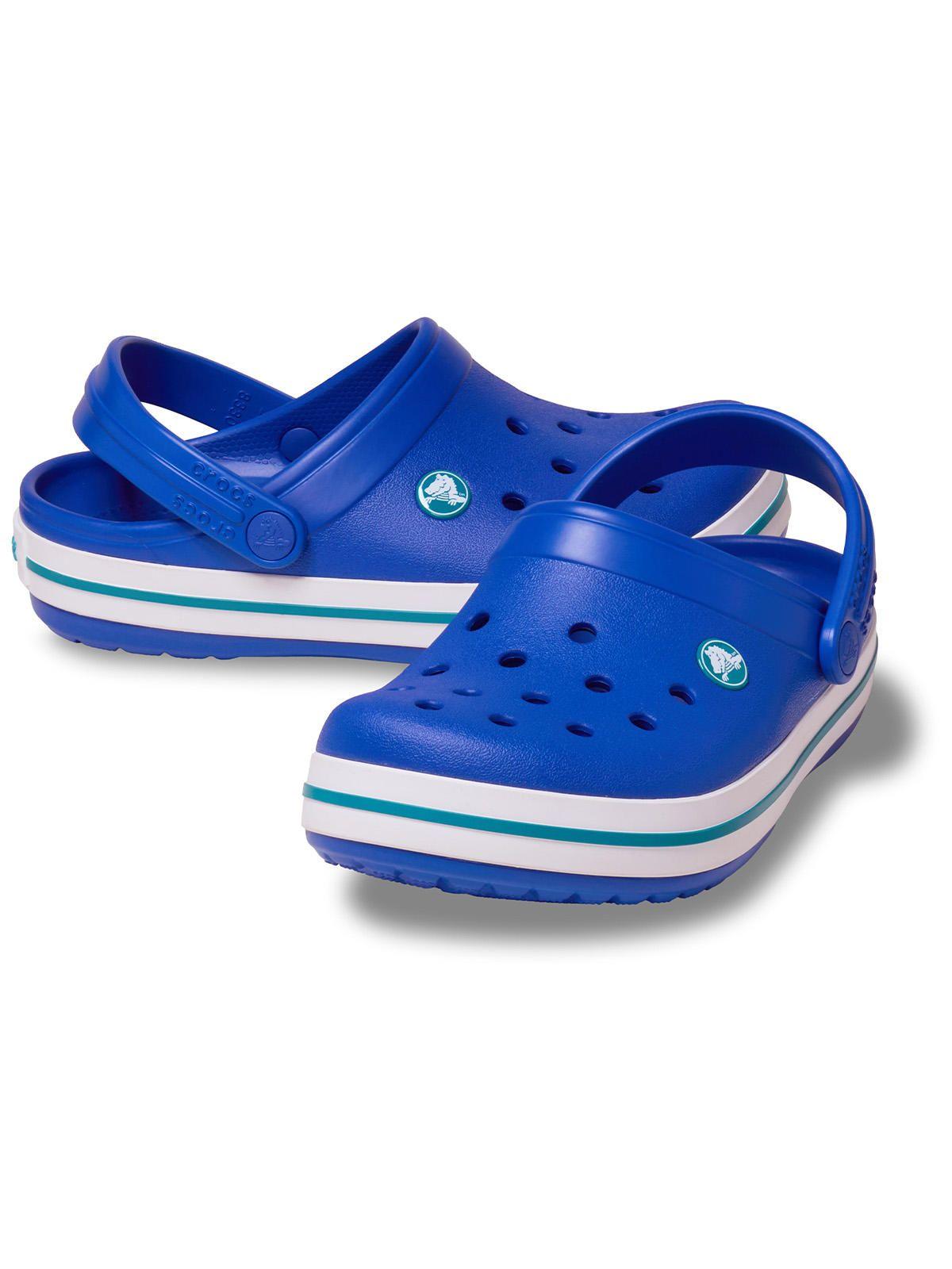 Zueco Niños Grandes Azul Crocband Clog K-3