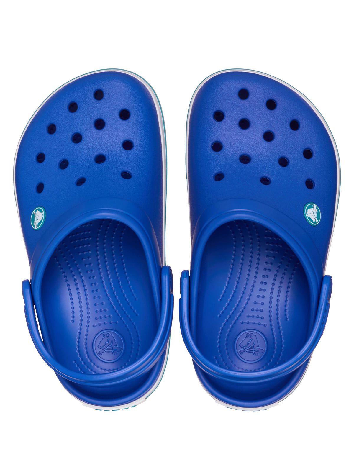 Zueco Niños Grandes Azul Crocband Clog K-4