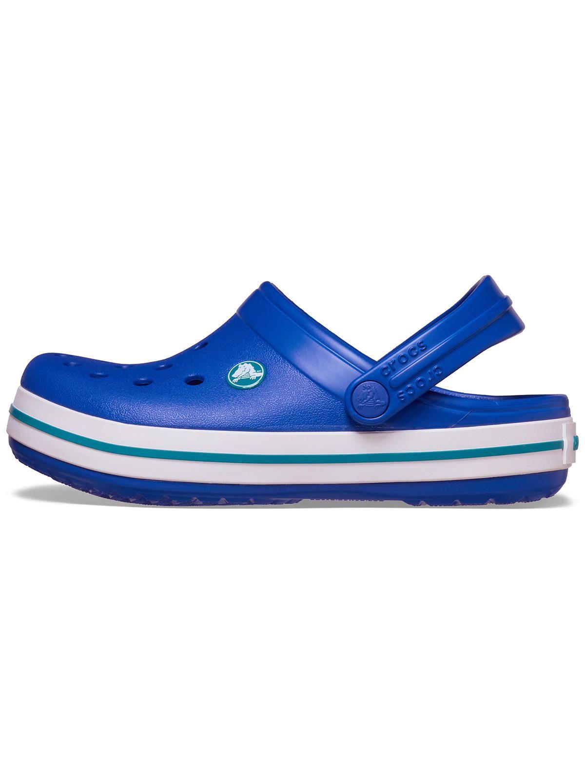 Zueco Niños Grandes Azul Crocband Clog K-7