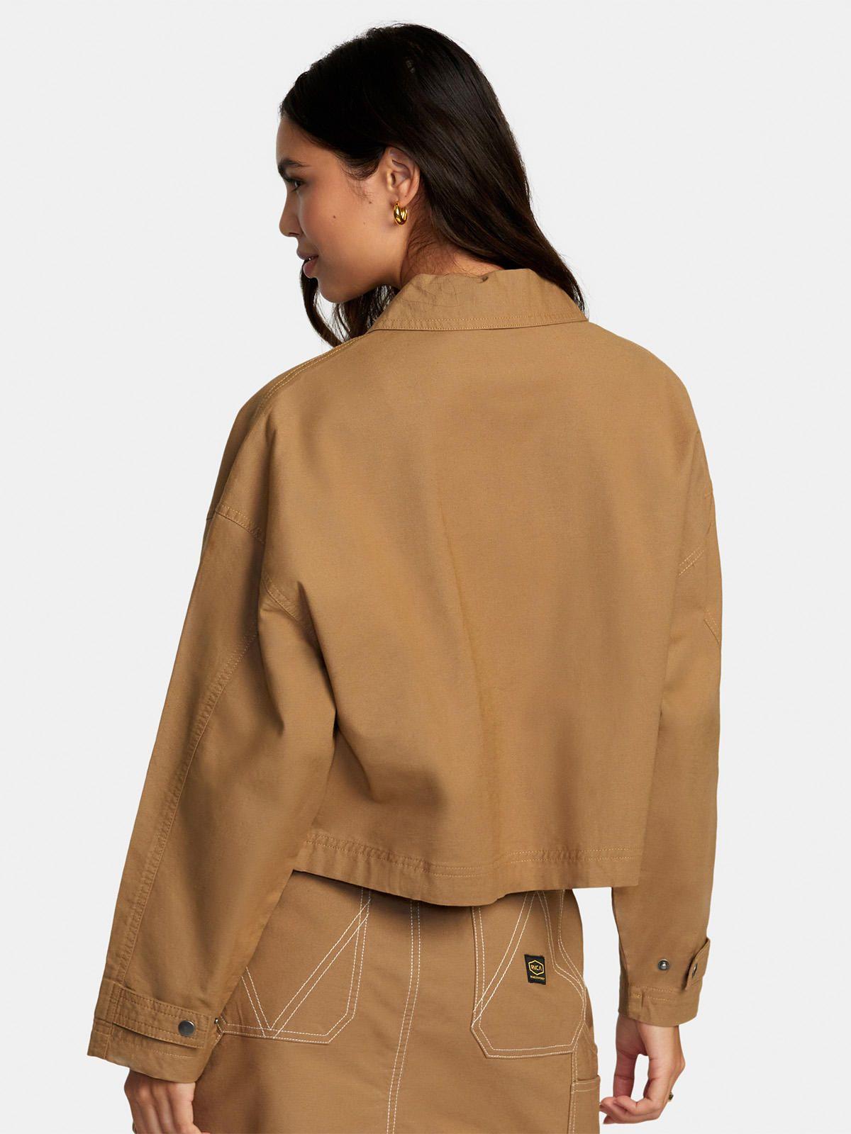 Chaqueta Mujer Spring Shift Café-2