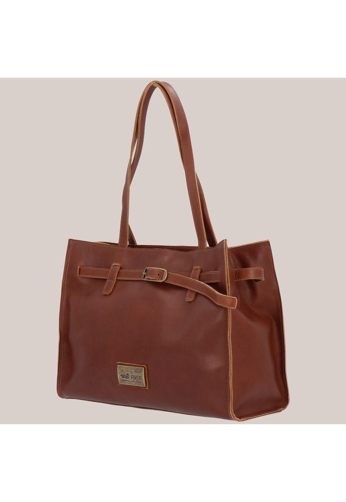 Cartera Cuero Cd Lisa Café-1