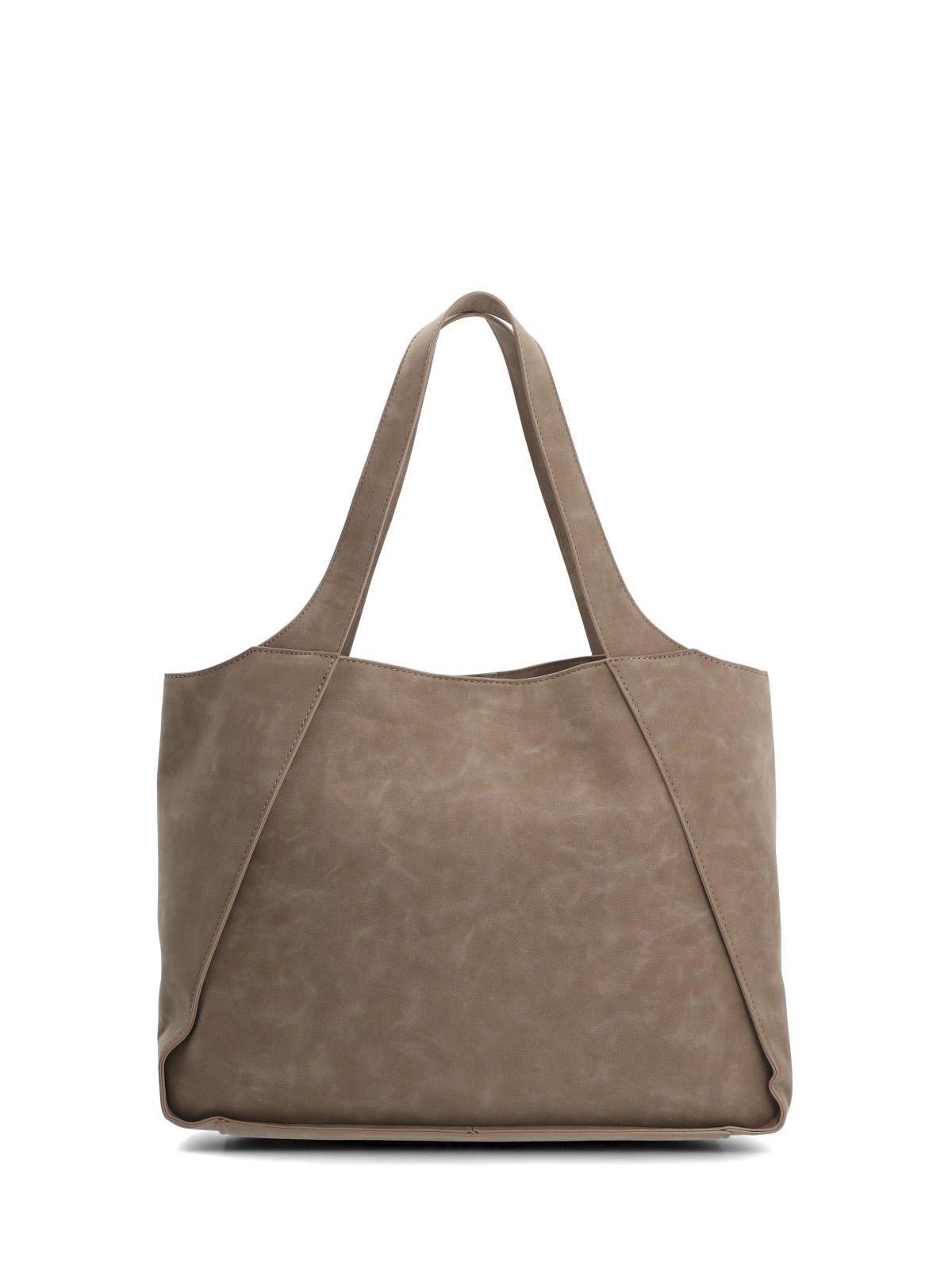 Cartera Ecocuero Mujer Hush Tote Café-2