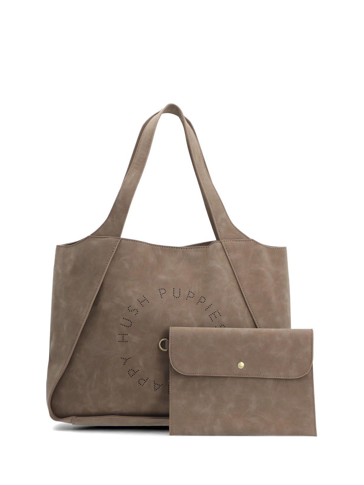 Cartera Ecocuero Mujer Hush Tote Café-3
