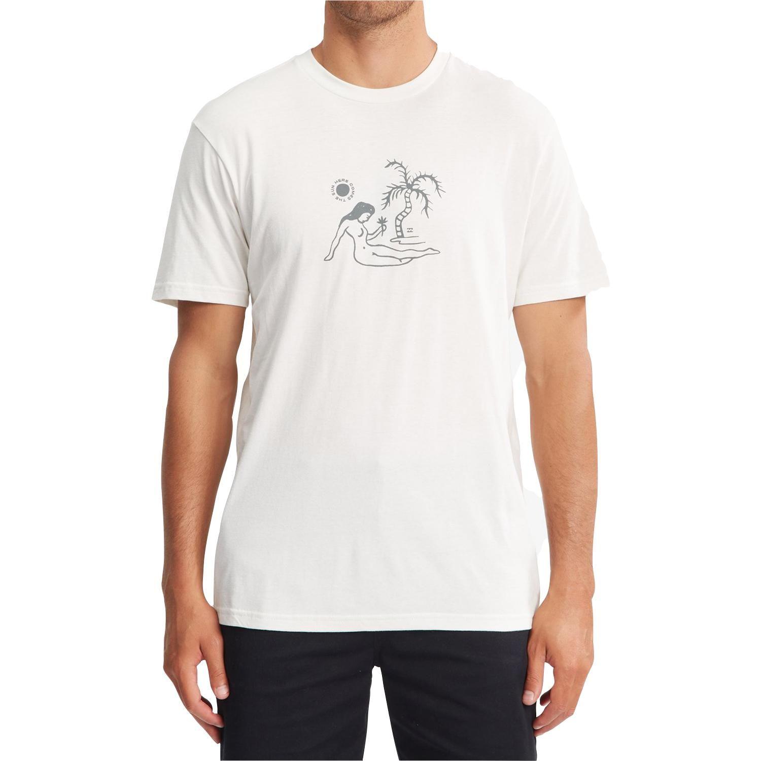 Polera M/C Hombre Sun Worshiper Blanco-0