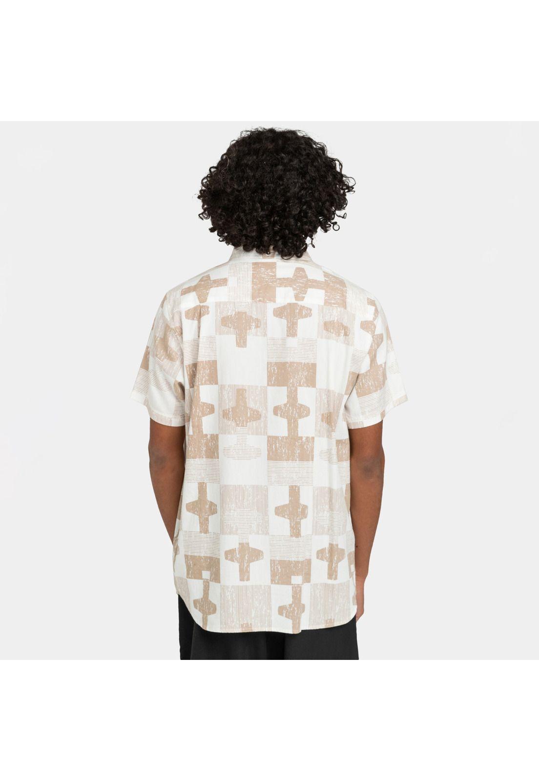 Camisa M/C Skyway Ss Wvtp Beige Hombre-1
