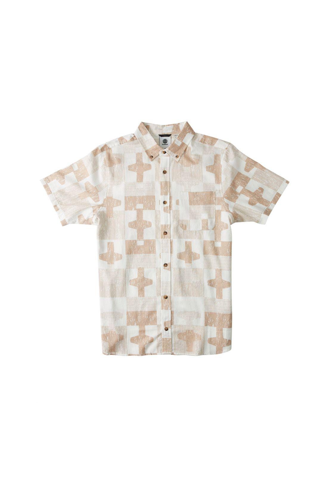 Camisa M/C Skyway Ss Wvtp Beige Hombre-5