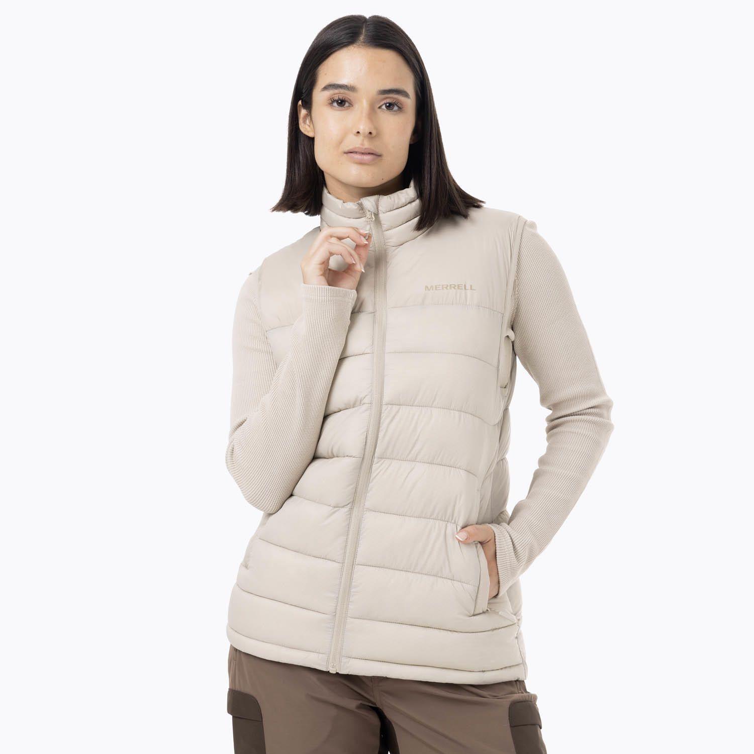 Parka SM Poliamida Reciclada Mujer Hazeis Beige-0