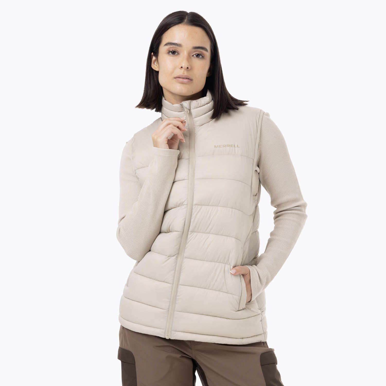Parka SM Poliamida Reciclada Mujer Hazeis Beige-4