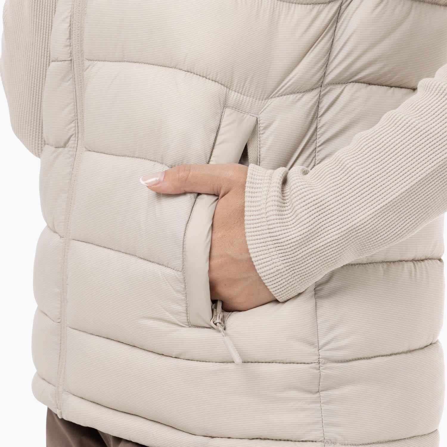 Parka SM Poliamida Reciclada Mujer Hazeis Beige-6