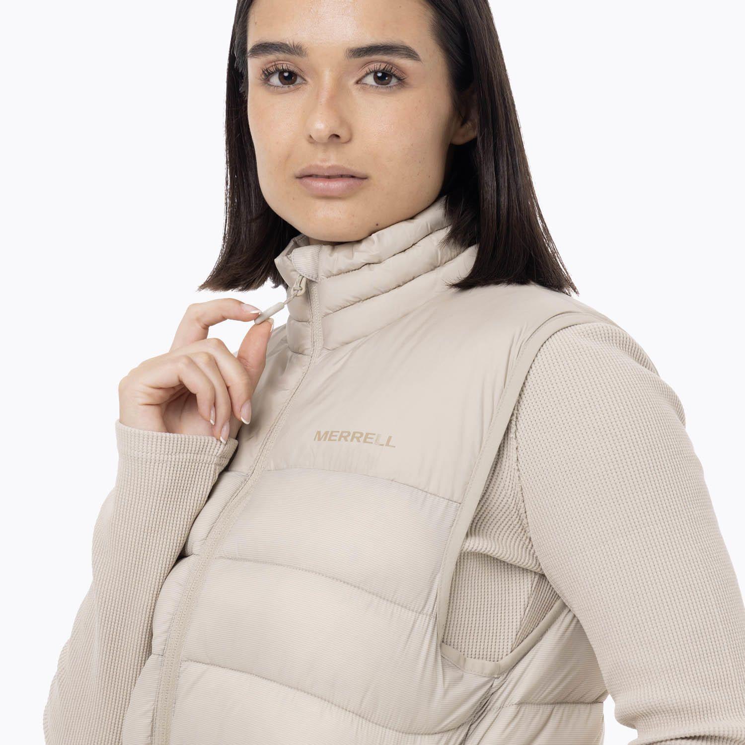 Parka SM Poliamida Reciclada Mujer Hazeis Beige-5
