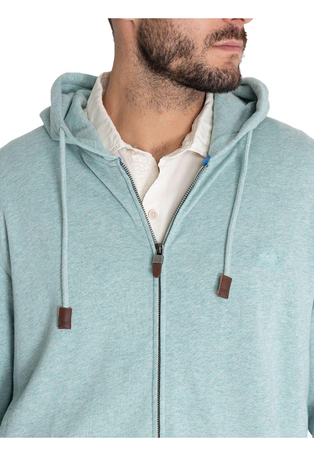 Polerón Algodón Orgánico Verde Vico Hombre -7